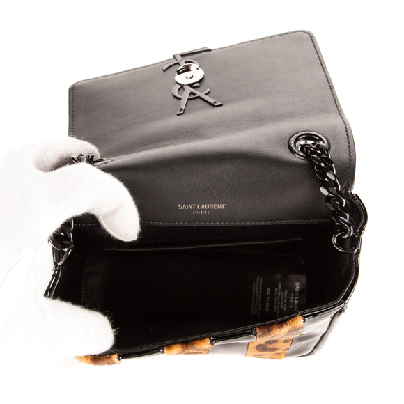 Saint Laurent Vicky Striped Leopard - Picture 7 of 9